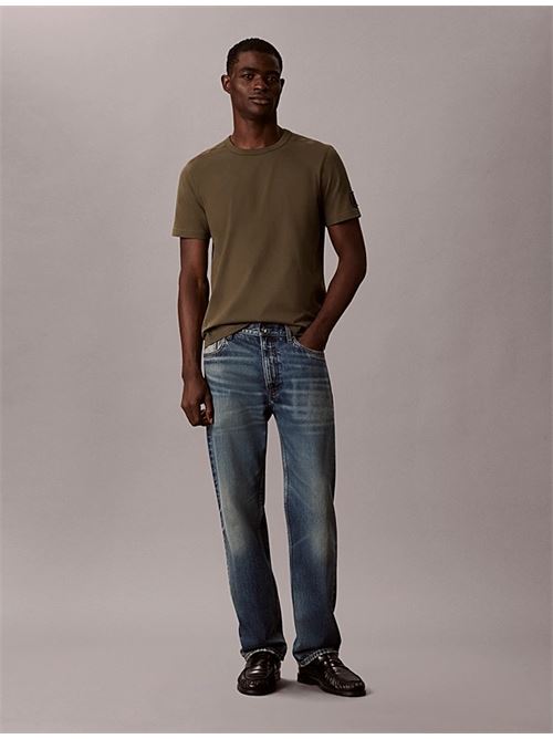 ss clsc sueded jersey badge tee CALVIN KLEIN JEANS | LV04RJ206GLI1